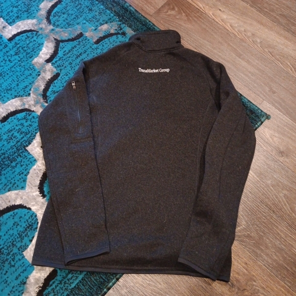 Patagonia 1/4 Zip Better Sweater Pullover Womens Sz M  GrayFleece Pocket - Picture 5 of 6